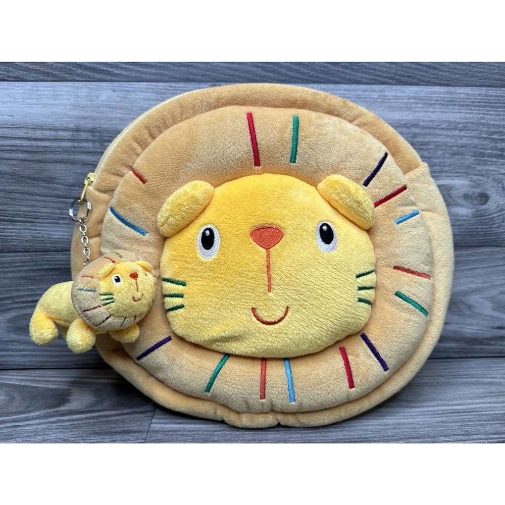 Lion Head Backpack Lazoo Plush Zoo Circus Adjustable Straps Stuffed Child Toy